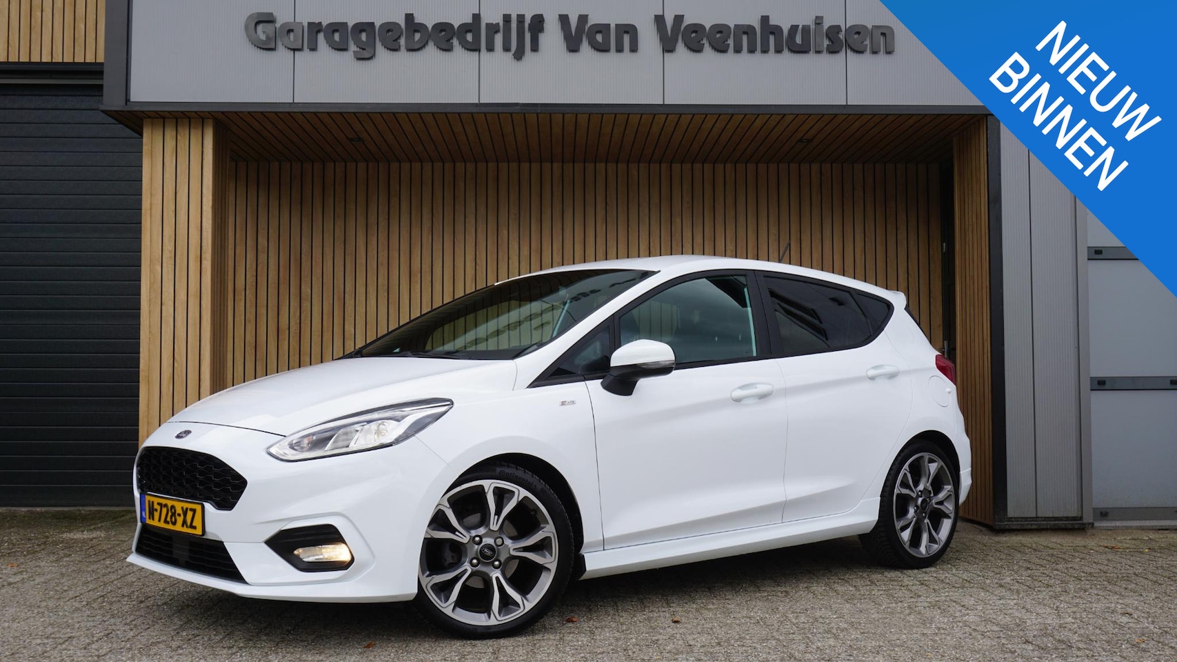 Ford Fiesta - 1.0 EcoBoost 125pk ST-Line 5Drs LED 18inch LM H-Leder Adaptive Cruise Control *Keurig exem - AutoWereld.nl