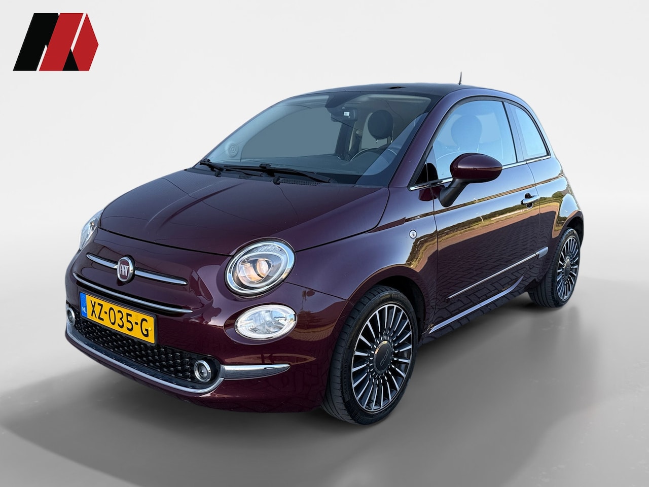 Fiat 500 - 0.9 TwinAir Turbo Lounge | Pano | NAVI | LM velgen - AutoWereld.nl