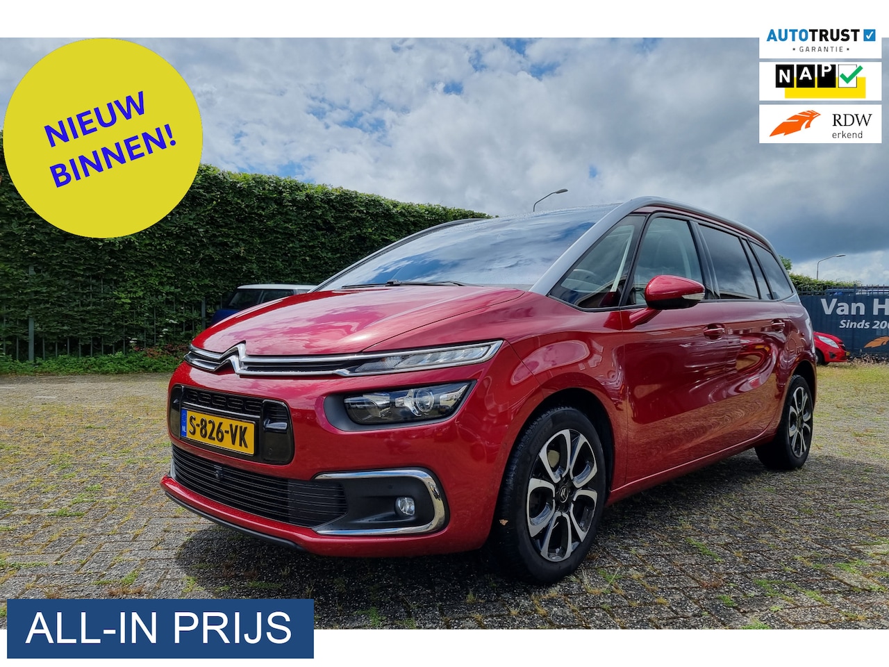 Citroën Grand C4 SpaceTourer - 1.6 PureTech Shine ✅BOM VOLLE AUTO!!! ✅7-PERSOONS - AutoWereld.nl