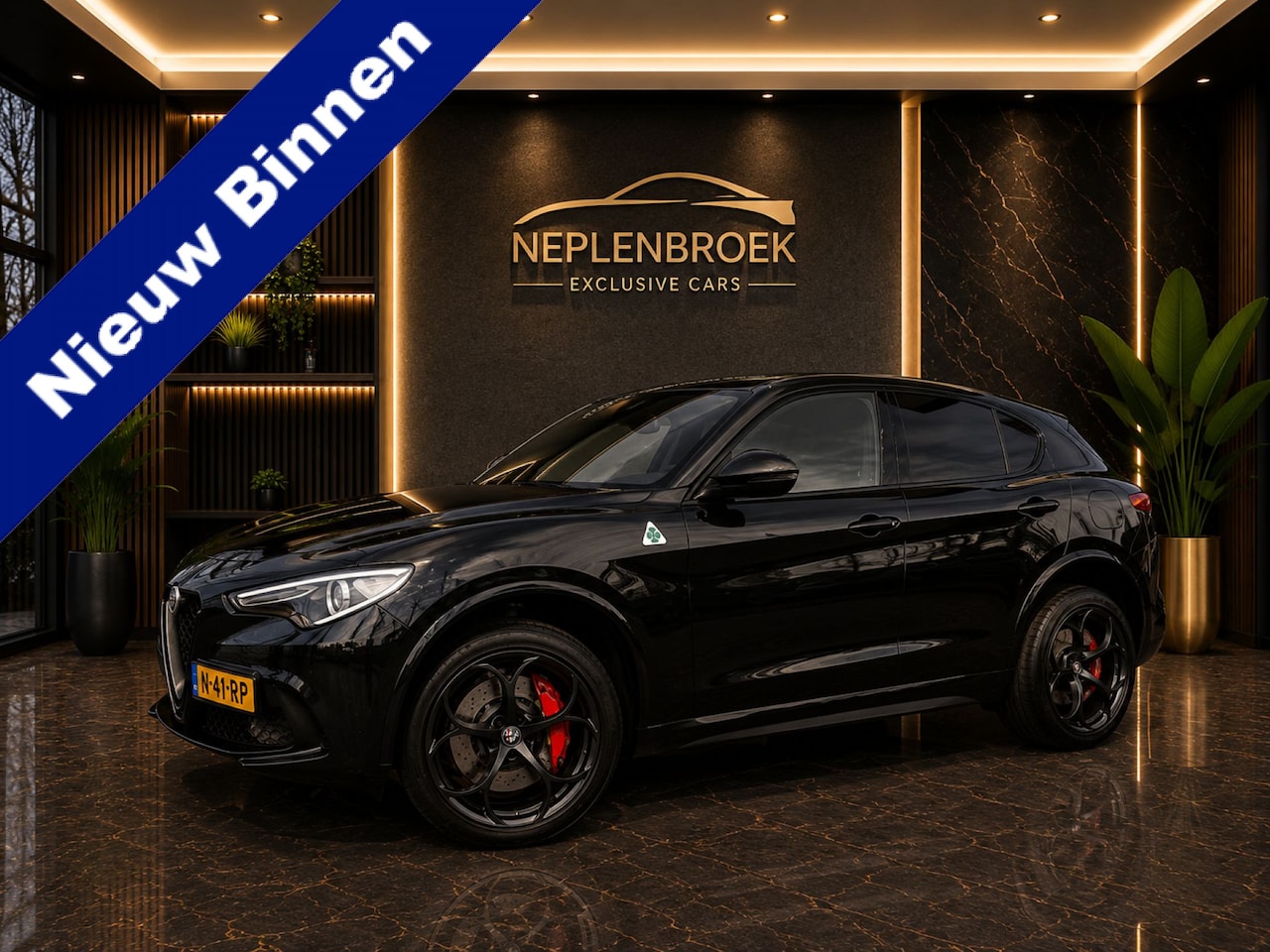 Alfa Romeo Stelvio - 2.9 V6 AWD Quadrifoglio 510 PK Adaptive Cruise Harman Kardon Keyless 20'' - AutoWereld.nl