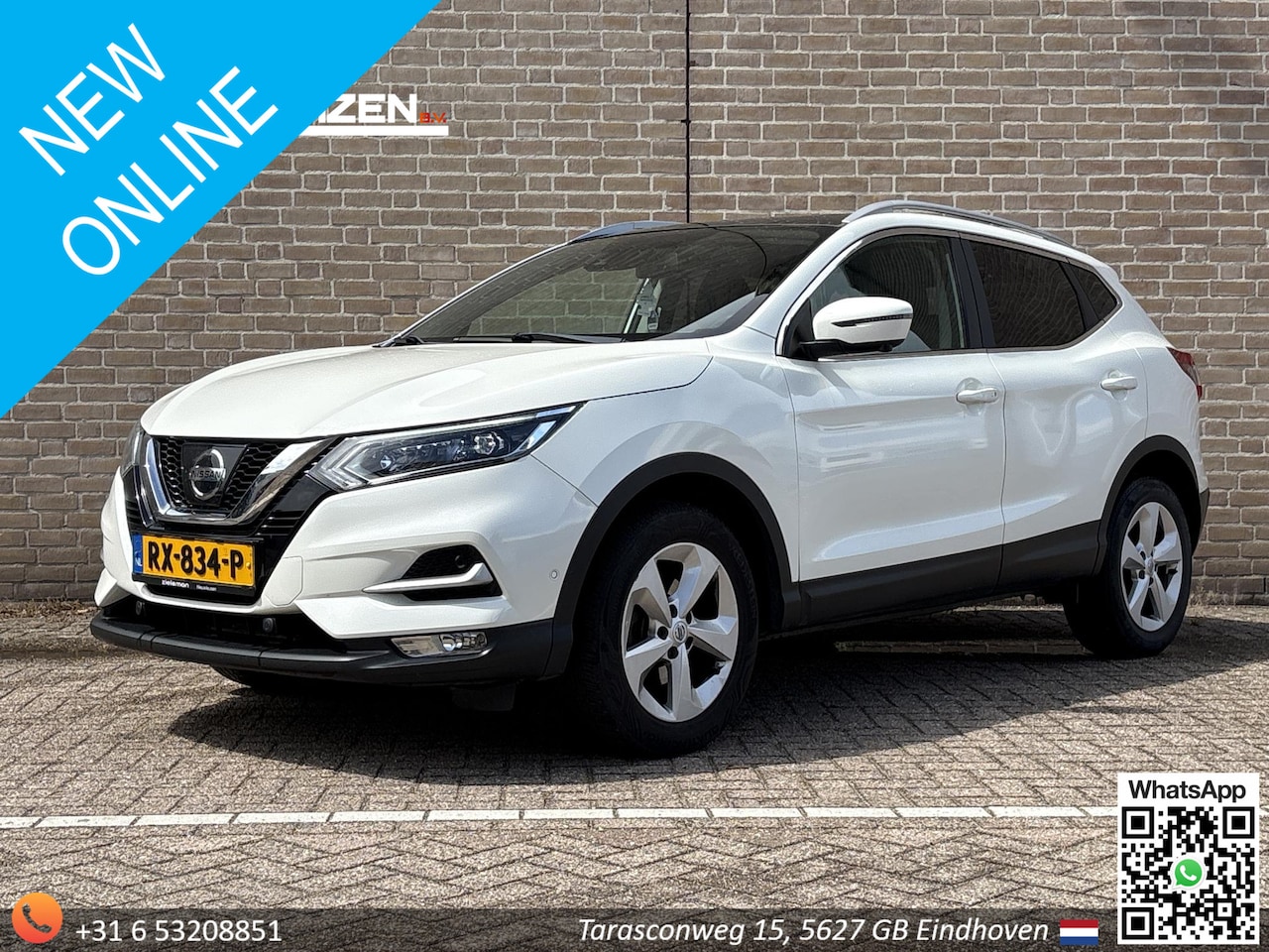Nissan Qashqai - 1.2 Tekna 17" Automaat | Pano | Cruise | Climate | Leder | Stoelverwarming | - AutoWereld.nl