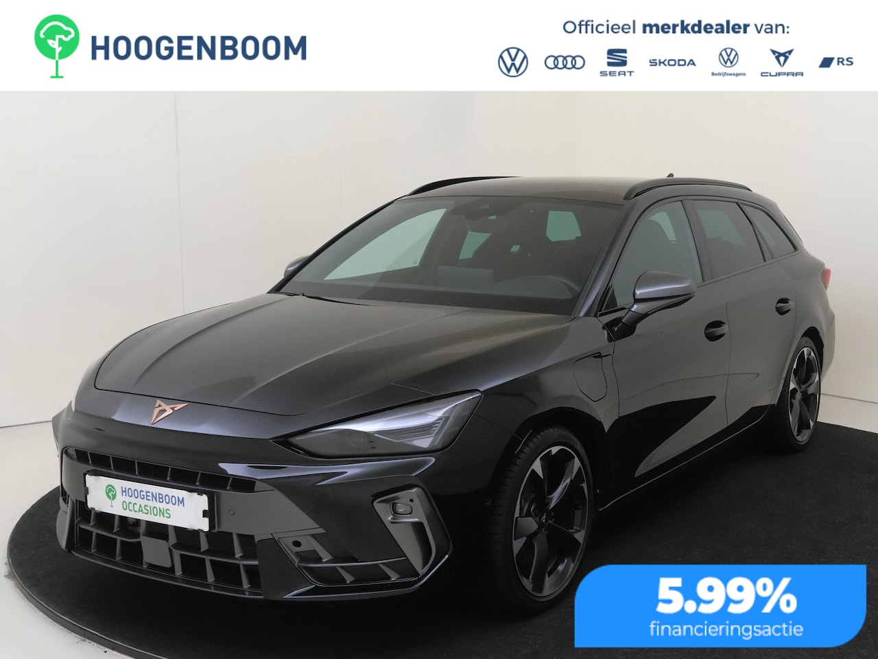 CUPRA Leon Sportstourer - 1.5 TSI e-Hybrid Business | SoH 100% | Trekhaak | Parkeerassistent | Keyless | Kuipstoelen - AutoWereld.nl