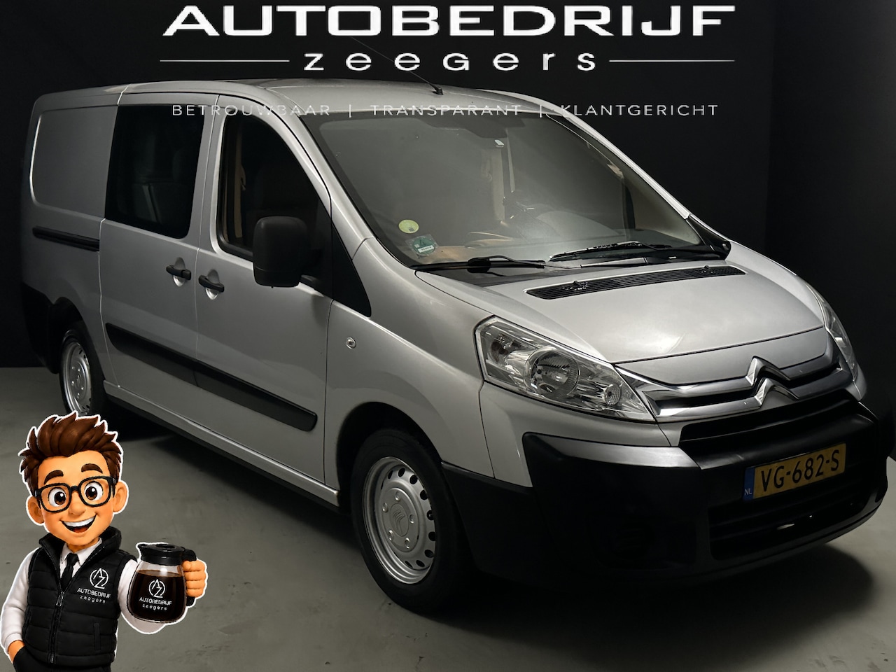 Citroën Jumpy - 12 2.0 HDI L2H1 Economy DC *Diesel*Dubbel Cabine*6 Persoons* - AutoWereld.nl