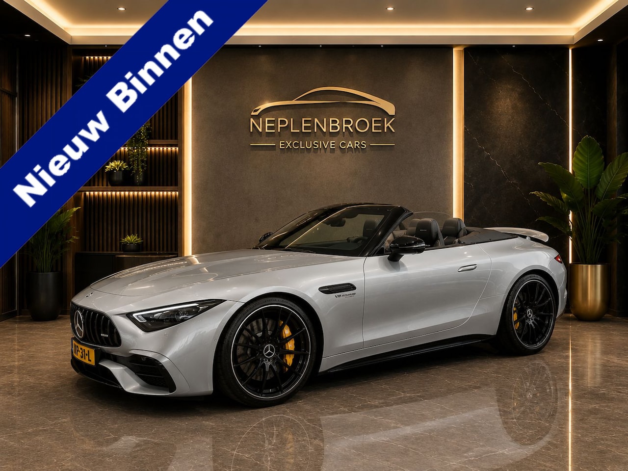 Mercedes-Benz SL-klasse Cabrio - AMG 43 | 11.595 km | Premium Plus | AMG Dynamic+ | Burmester | 2022 - AutoWereld.nl
