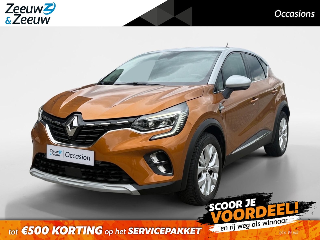 Renault Captur - 130PK TCe Intens Automaat | Navi | Camera | Parkeersensoren | Climate Control | Apple CarP - AutoWereld.nl