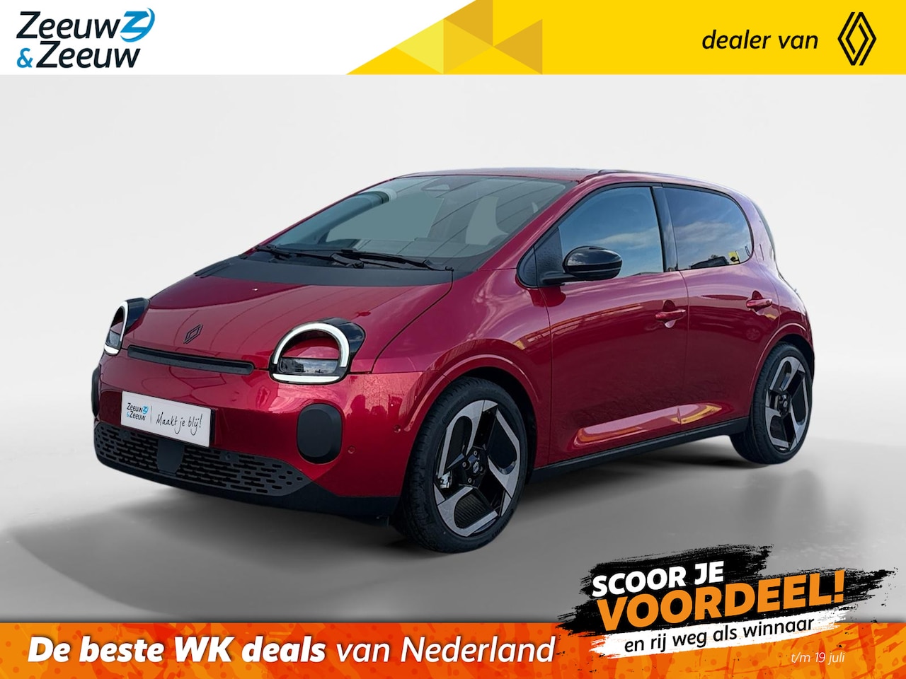 Renault Twingo - urban range techno 27.5 kWh | Camera | Adaptieve Cruisecontrol | Airco | Stoelverwarming | - AutoWereld.nl