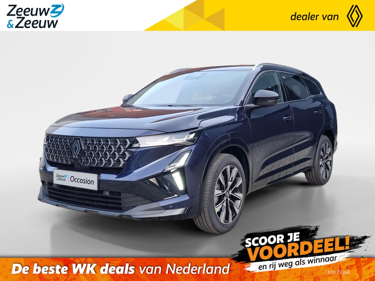 Renault Espace - E-Tech full hybrid 200 techno 7p. Nu op voorraad bij Zeeuw & Zeeuw Naaldwijk  // 2.800 Eur - AutoWereld.nl