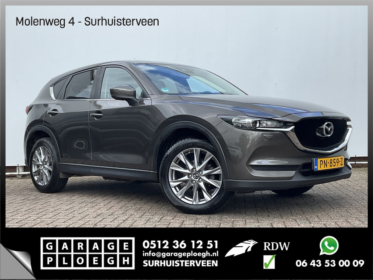 Mazda CX-5 - 2.0 SkyActiv-G 165 TS Automaat Trekhaak Nav/Cruise Hoogzitter NL-Auto! - AutoWereld.nl