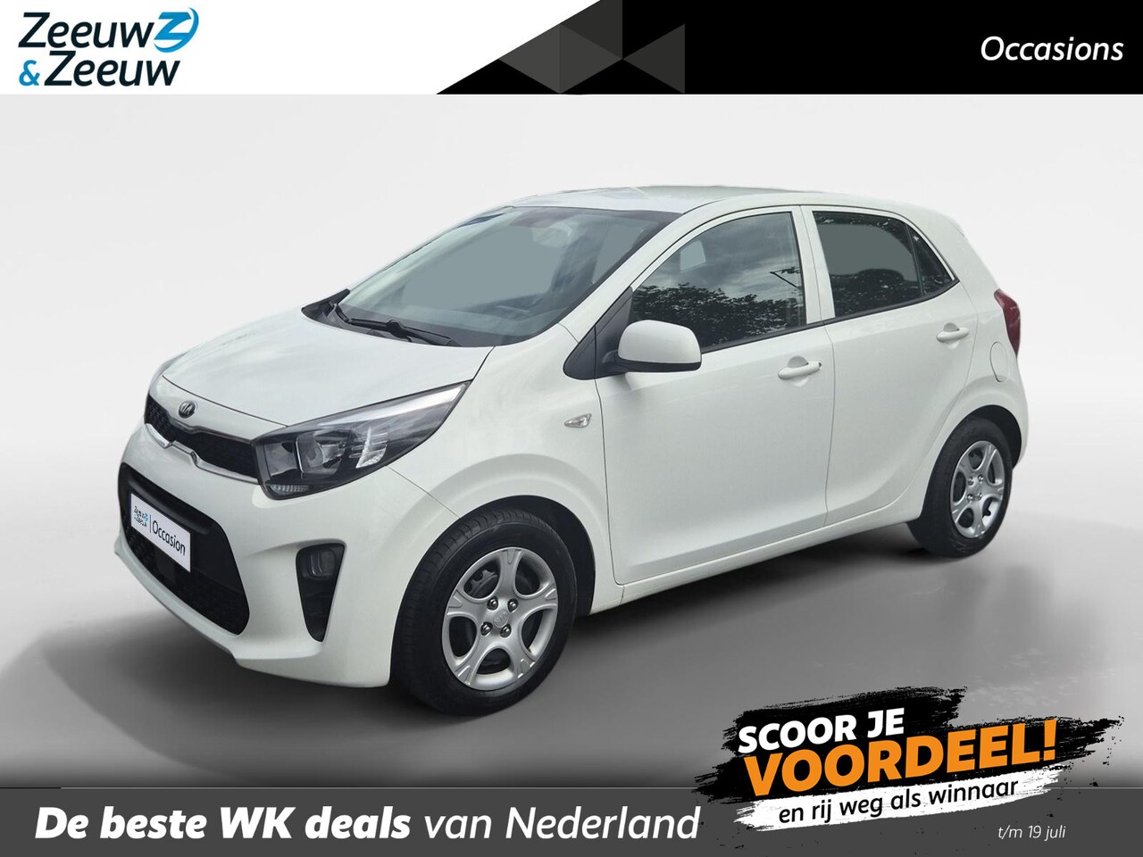 Kia Picanto - 1.0 DPi ComfortLine | Airco | Cruise Control | Bluetooth | Elektrische Ramen Voor | - AutoWereld.nl