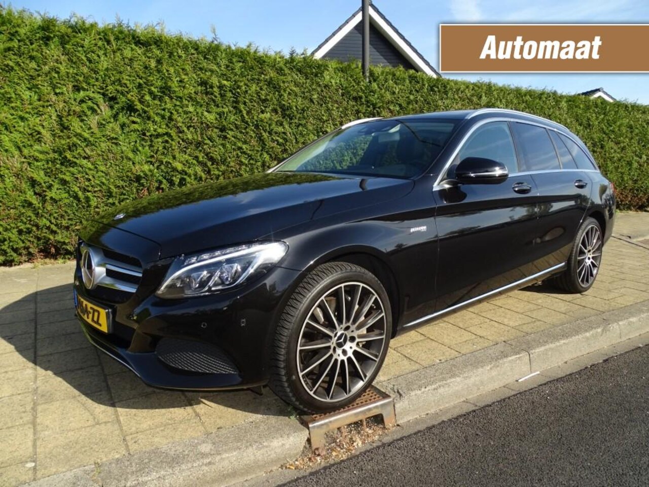 Mercedes-Benz C-klasse - C400 AMG 4Matic Premium plus -Hlf Leer-Pano-Clima-Navi-Trkh-Led - AutoWereld.nl