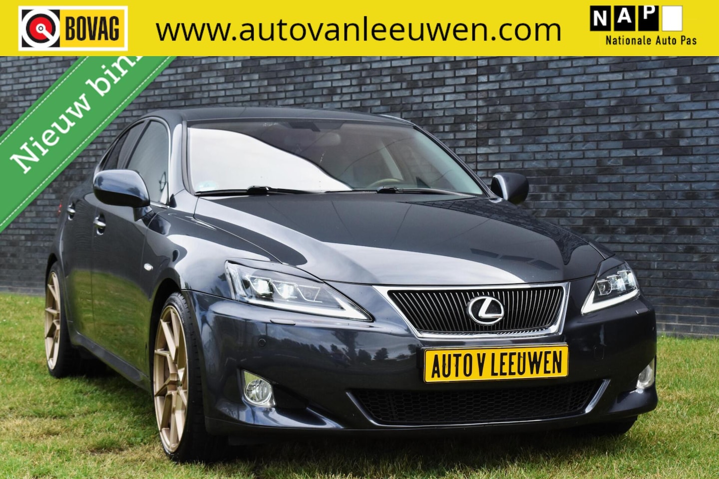 Lexus IS - 250 Luxury MARK LEVINSON/CAMERA/LEDER/ETC.! - AutoWereld.nl
