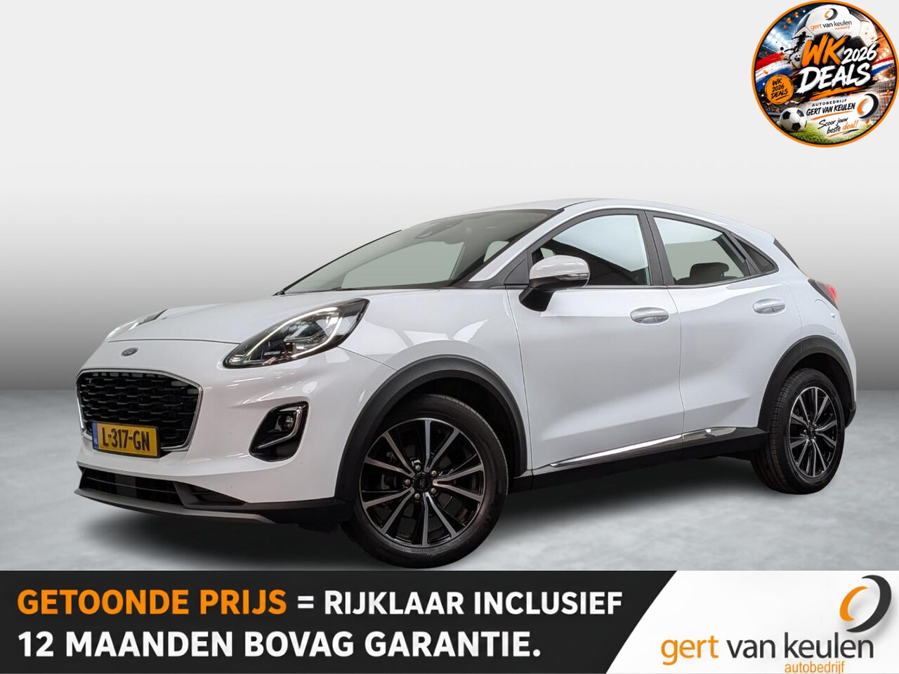 Ford Puma - 1.0 EcoBoost Hybrid TITANIUM NL-AUTO/1E EIG. - AutoWereld.nl