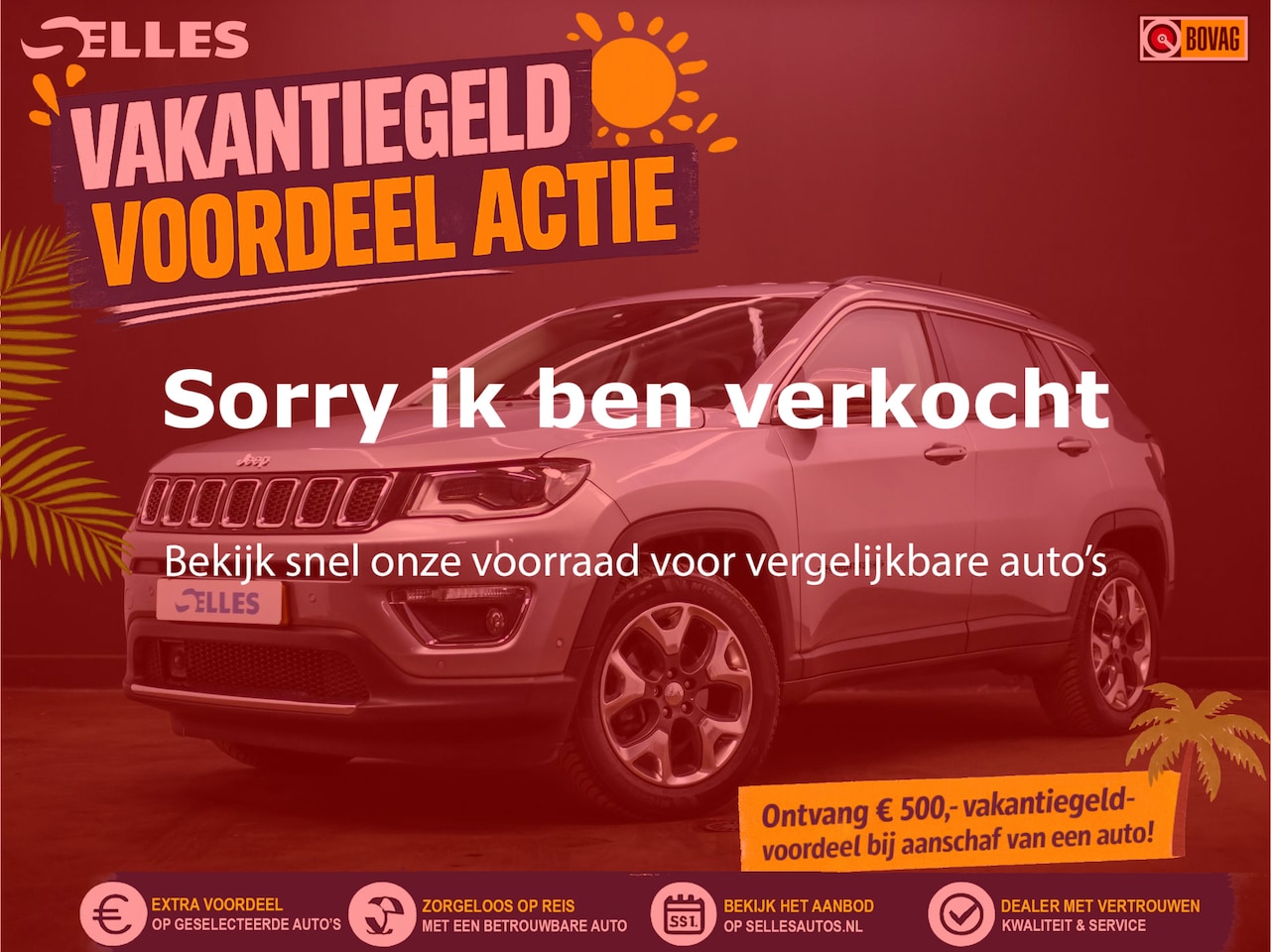 Jeep Compass - 1.4 MultiAir Limited 4x4 | Trekhaak | Airco | Climate control | Stoelverwarming | Stuurwie - AutoWereld.nl