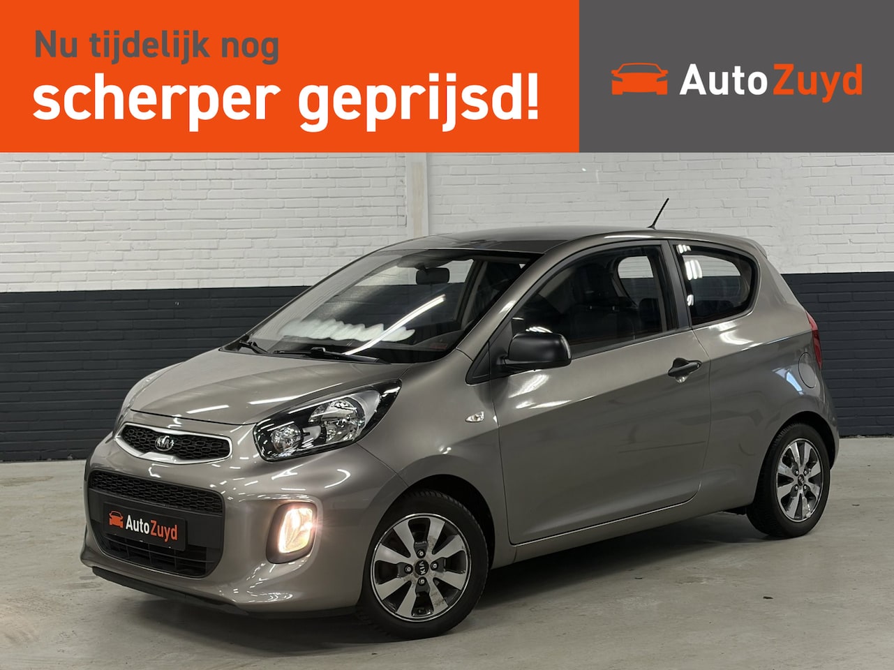 Kia Picanto - 1.0 CVVT 3-Deurs Airco / LM-Velgen / Zuinig! - AutoWereld.nl