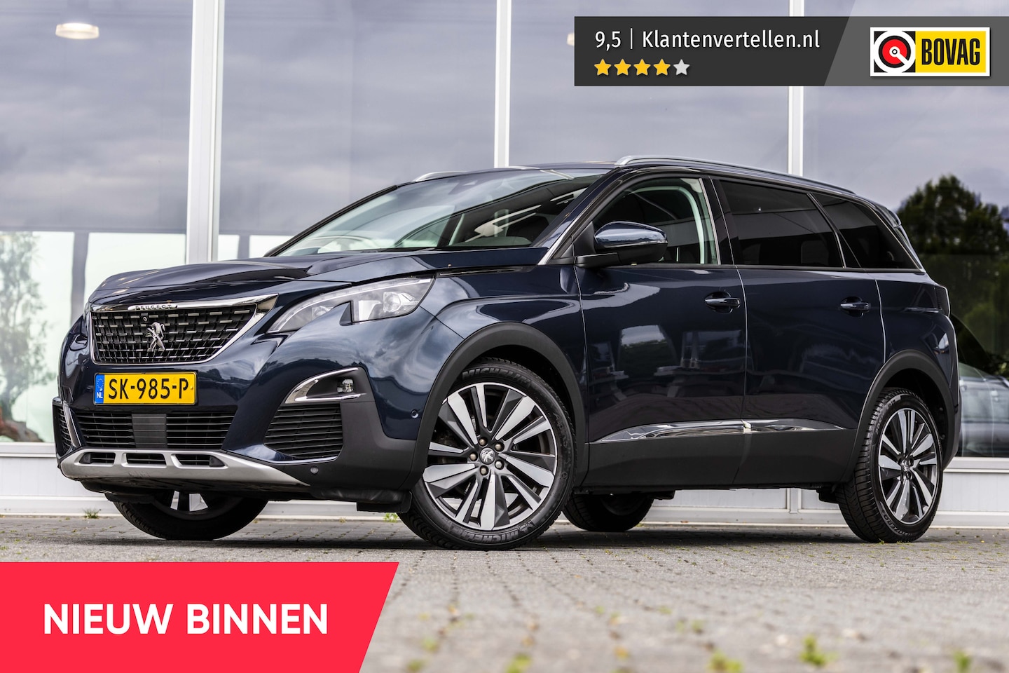 Peugeot 5008 - 1.2 PureTech Blue Lease Premium | 360° Camera | Leder - AutoWereld.nl