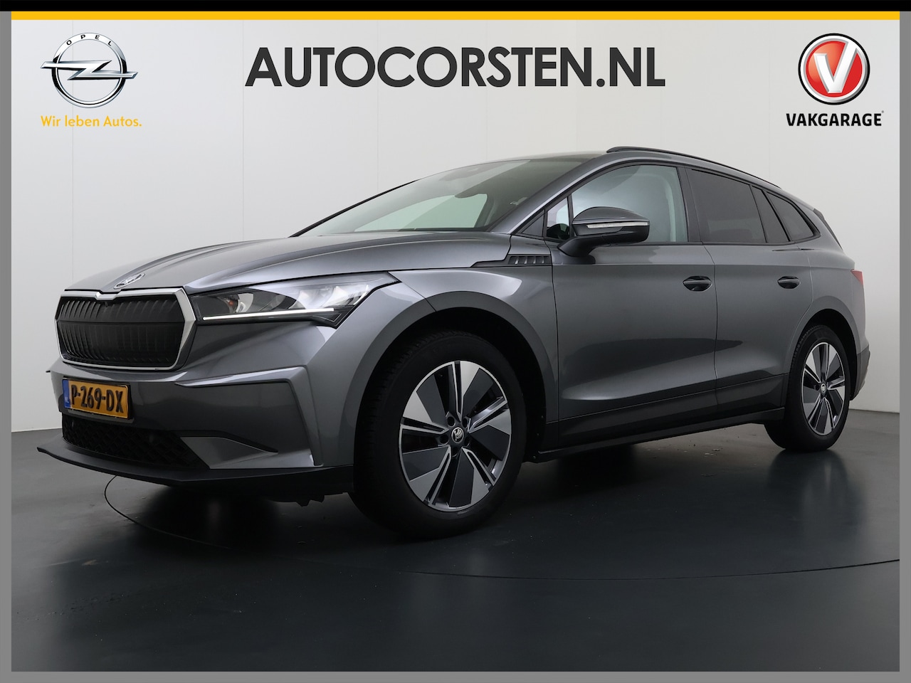 Skoda Enyaq iV - 60 SOH 94% Trekhaak Warmtepomp Navi Ecc Apple Carplay Android Auto Cruise Control Pdc Keyl - AutoWereld.nl