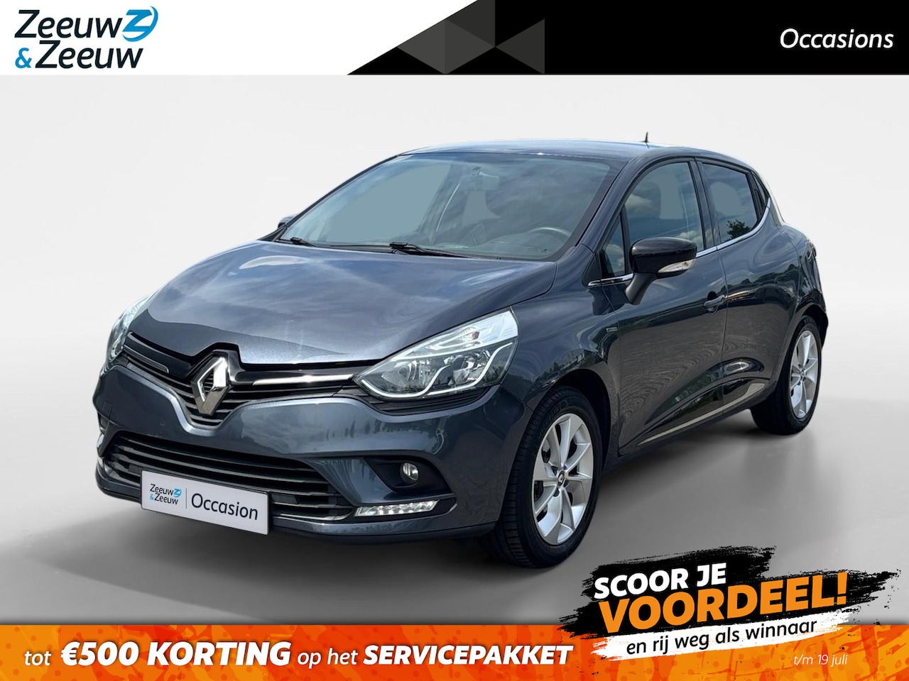 Renault Clio - 90PK TCe Limited | Trekhaak | Airco | Cruise Control | Lichtmetalen Velgen | Elektrische R - AutoWereld.nl
