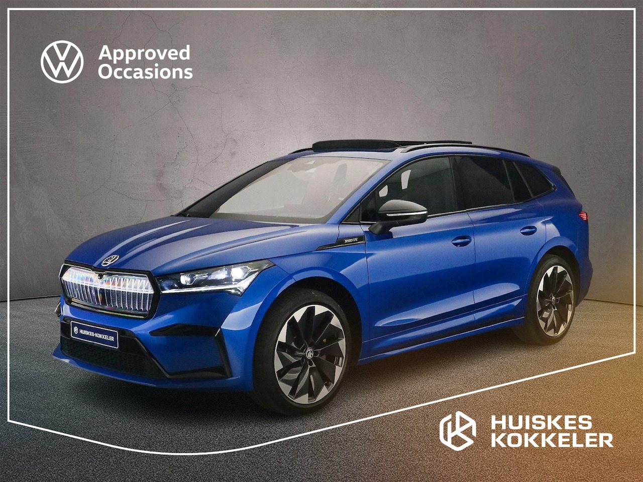 Skoda Enyaq iV - 80 Sportline 204pk Automaat Trekhaak, Panoramadak, CANTON audio, Warmtepomp, Adaptive crui - AutoWereld.nl