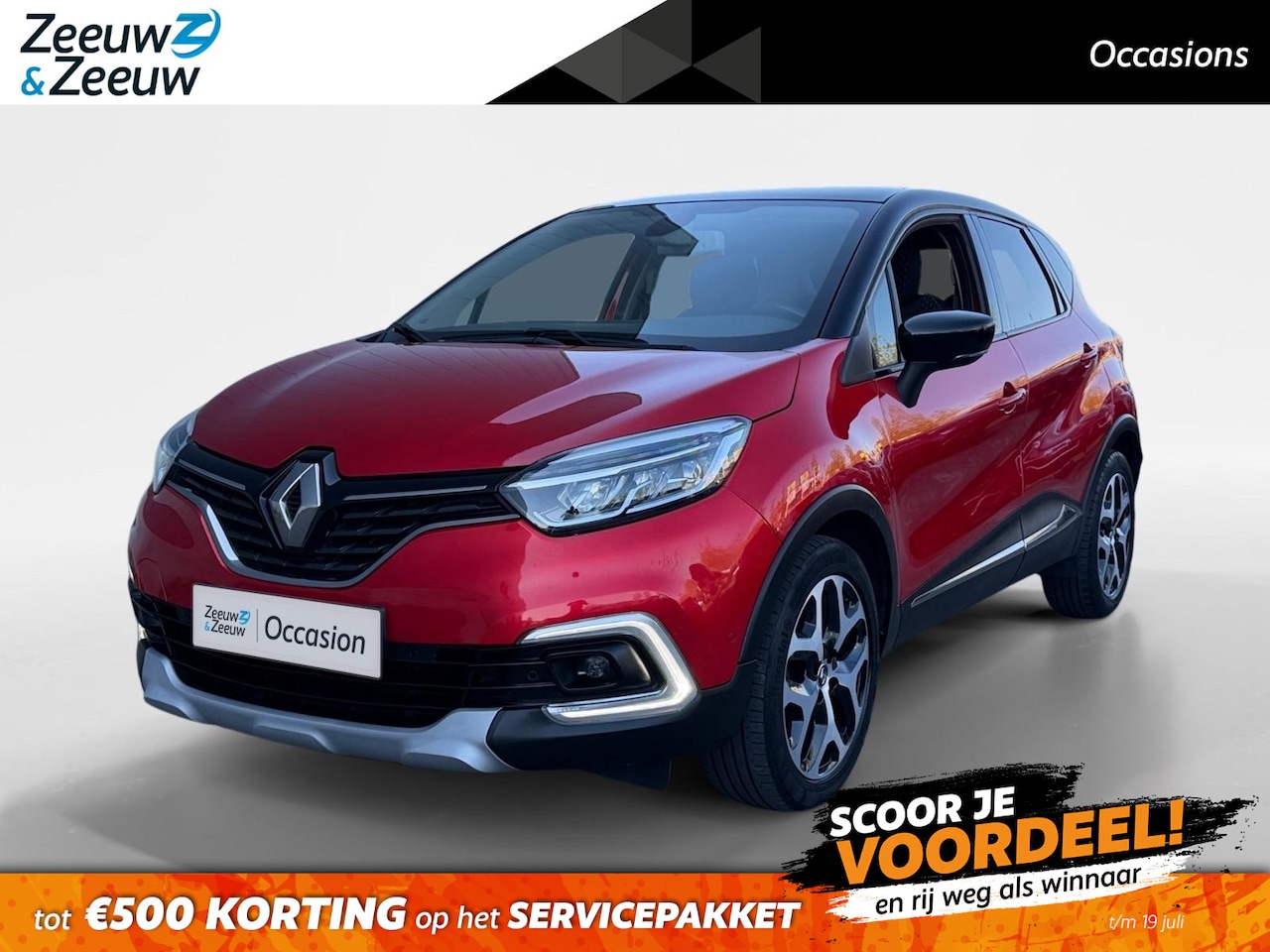 Renault Captur - 150PK TCe Intens Automaat | Panoramadak | Trekhaak | Armsteun | Navi | Climate Control | C - AutoWereld.nl