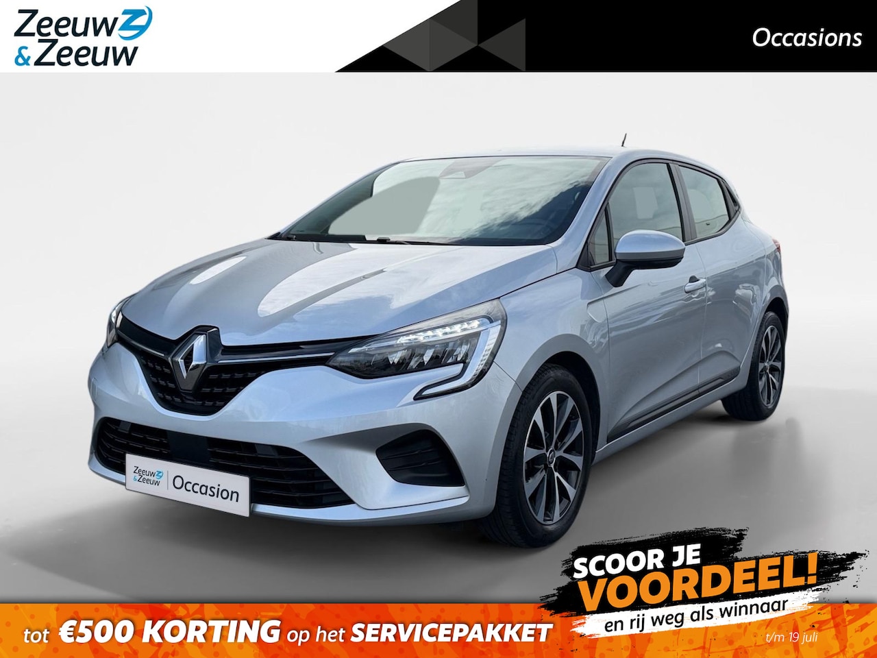 Renault Clio - 90PK TCe Zen | Navi | Lichtmetalen Velgen | Airco | Parkeersensoren | Apple CarPlay/Androi - AutoWereld.nl