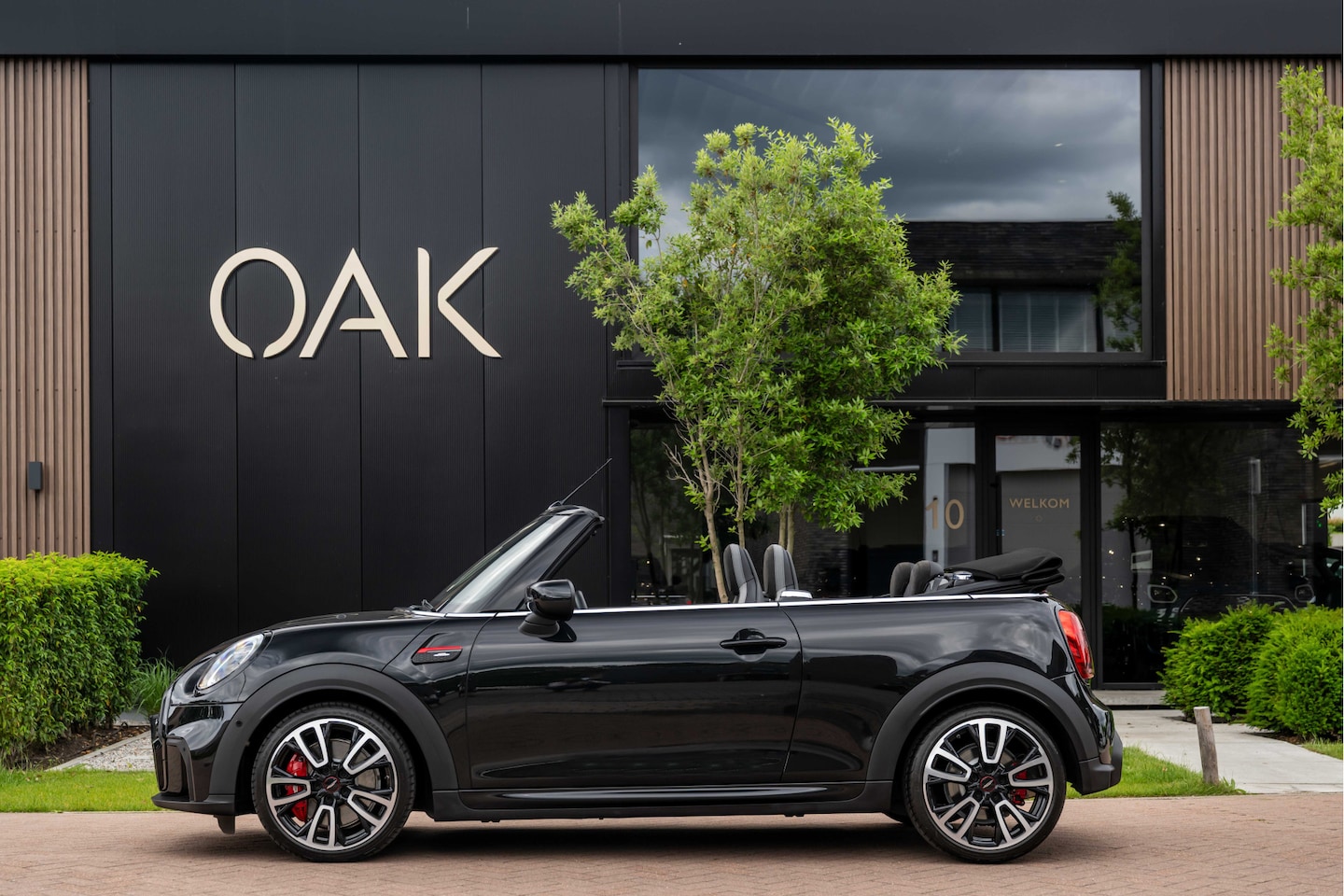 MINI Cabrio - 2.0 John Cooper Works F1 Aut. | Navi | Schaalstoelen | H&K | Head-Up | ACC | Camera | 18"L - AutoWereld.nl