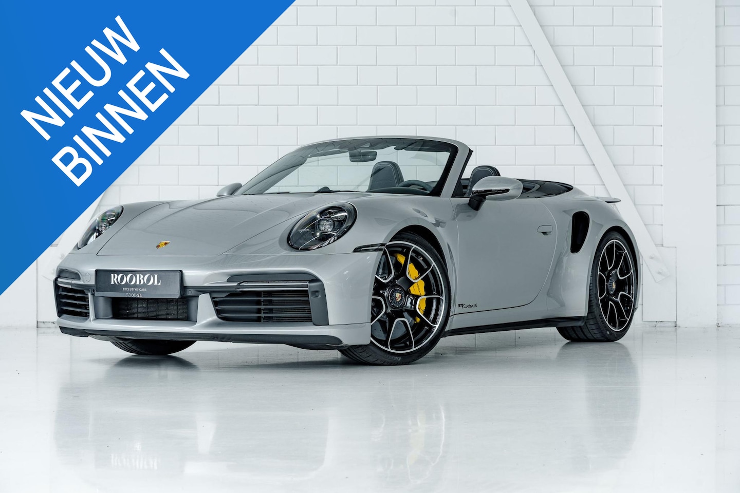 Porsche 911 Cabrio - 3.8 Turbo S | GT Silver | Sport Exhaust | Burmester Sound | - AutoWereld.nl