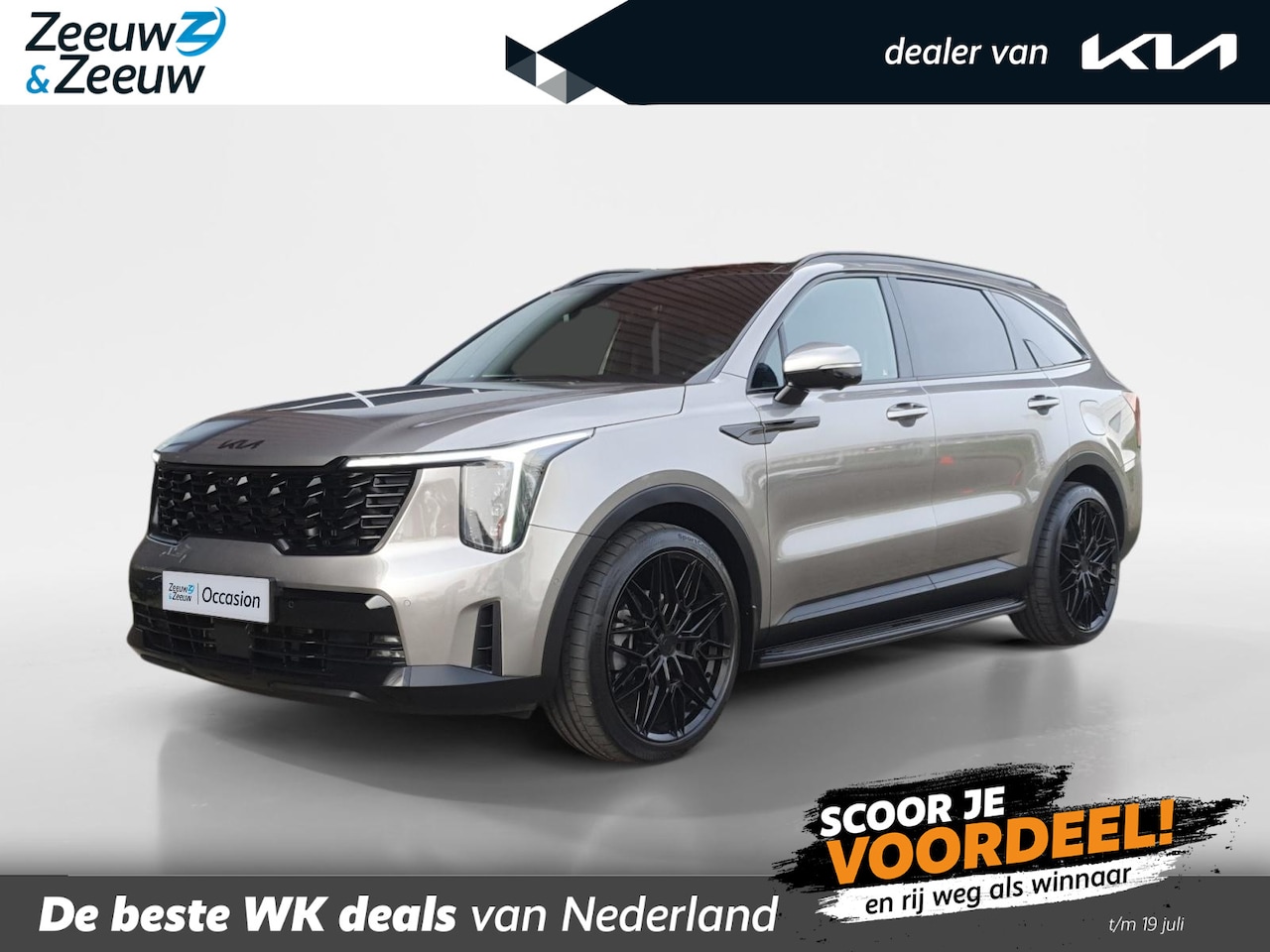Kia Sorento - 1.6 T-GDi Plug-in Hybrid 4WD ExecutiveLine 7p. | Black Pack | Stoel verwarming en ventilat - AutoWereld.nl