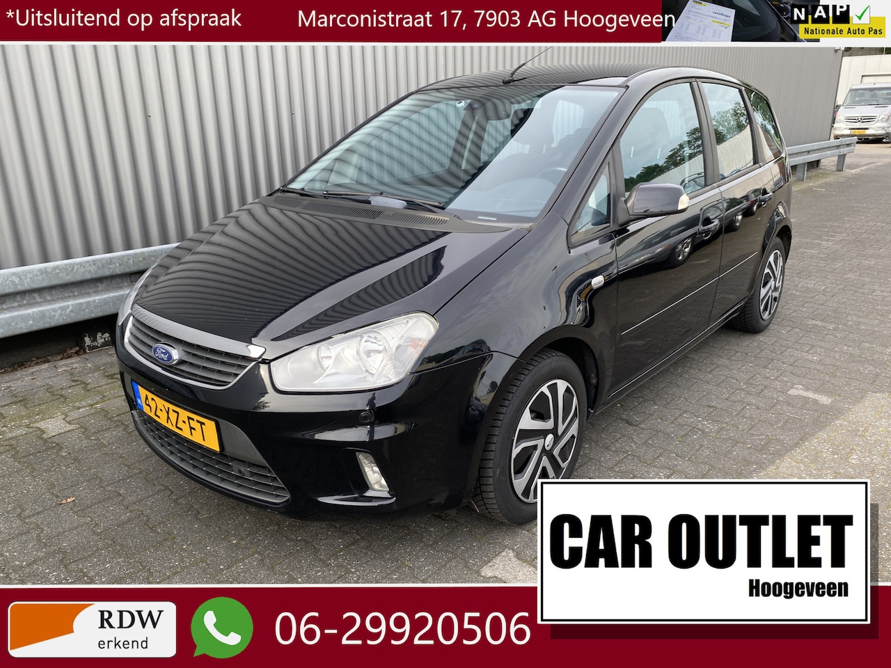 Ford C-Max - 1.8-16V Titanium Clima, Voorruitvw, CC, PDC, Trekh, nw. APK – Inruil Mogelijk – - AutoWereld.nl