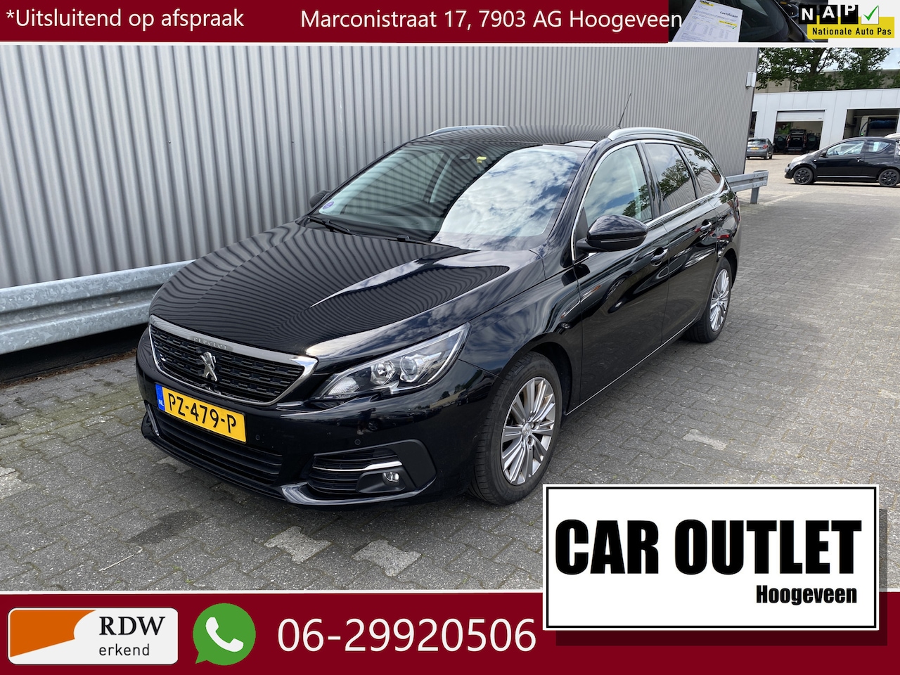 Peugeot 308 SW - 1.2 PureTech Blue Lease Premium Clima, CC, CarPlay, Pano, PDC, LM, nw. APK – Inruil Mogeli - AutoWereld.nl