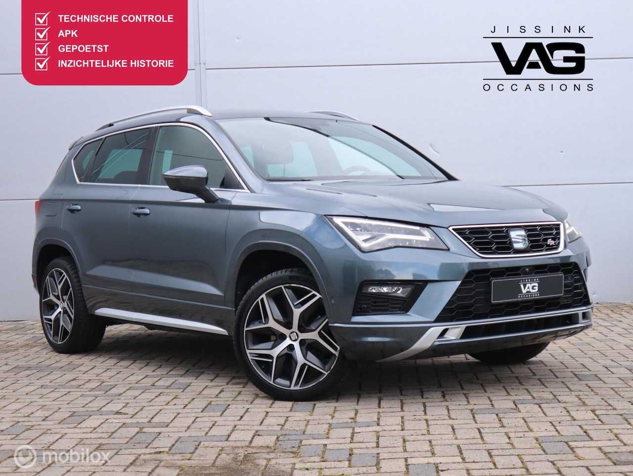 SEAT Ateca - 1.5 TSI FR Automaat Trekhaak 360 Camera LED CarPlay 19 inch - AutoWereld.nl