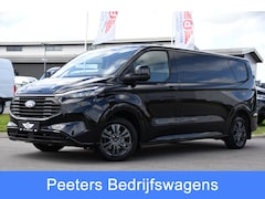 Ford Transit Custom - 300 2.0 TDCI L2H1 Black Edition Full Options Adaptieve Cruise, Virtual, Camera, LED, Carpl