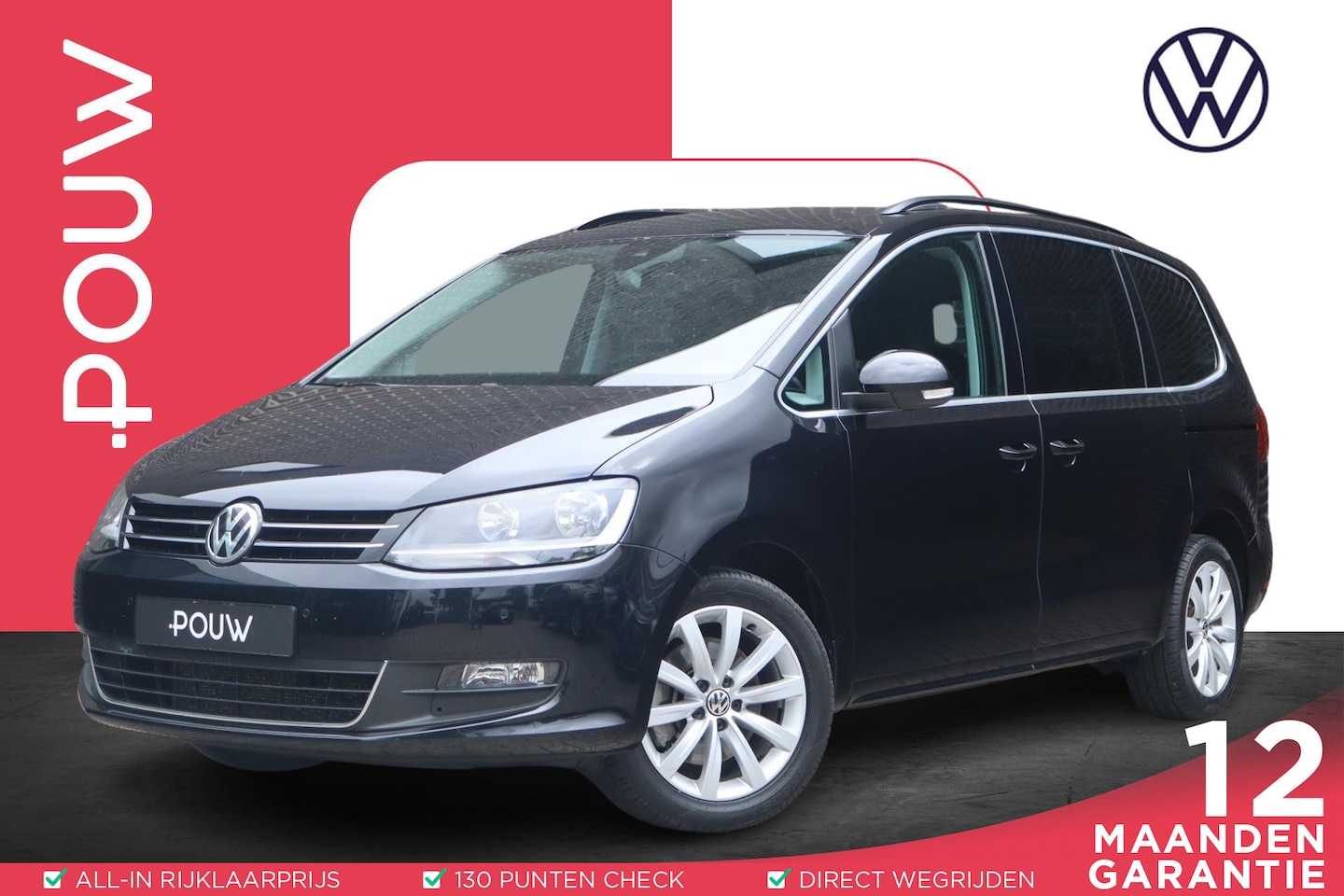 Volkswagen Sharan - 1.4 TSI 150pk DSG Exclusive Series | 7 Persoons | Trekhaak Wegklapbaar | Navigatie - AutoWereld.nl