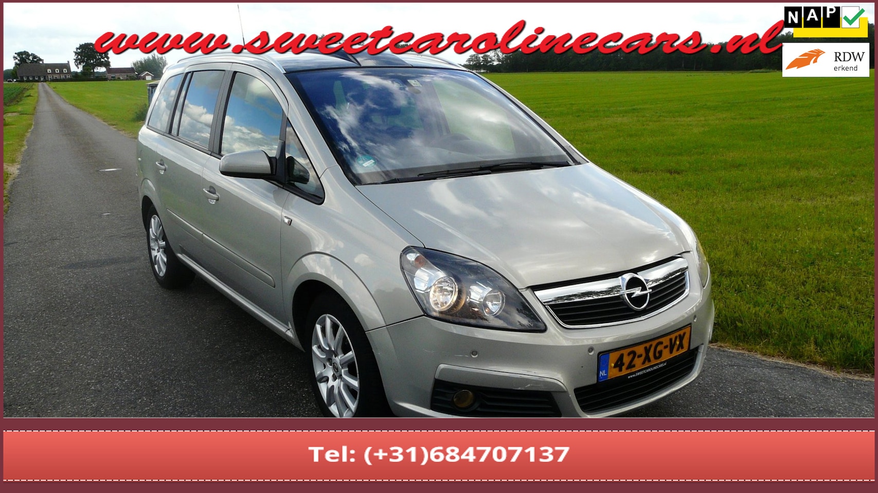 Opel Zafira - 2.2 Cosmo 2.2 Cosmo,Automaat,Panoramadak,,Airco,Elec.pakket,Lmv's,Trekhaak, VOL!! - AutoWereld.nl