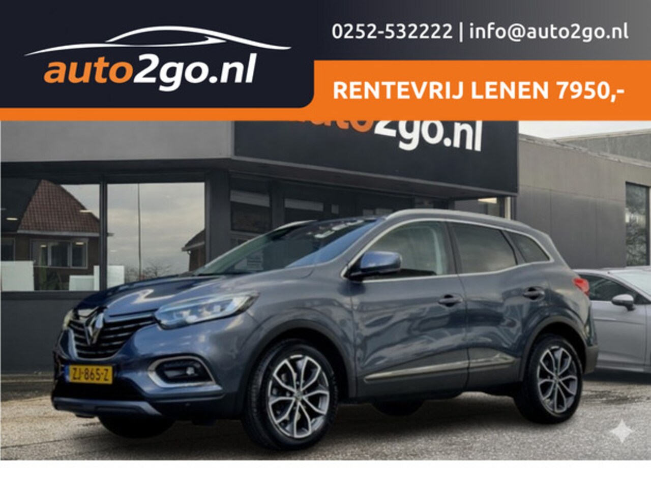 Renault Kadjar - 1.3 TCe AUT7 INTENS LEDER NAVI CAMERA AIRCO PARK-ASSIST LED LMV PDC - AutoWereld.nl