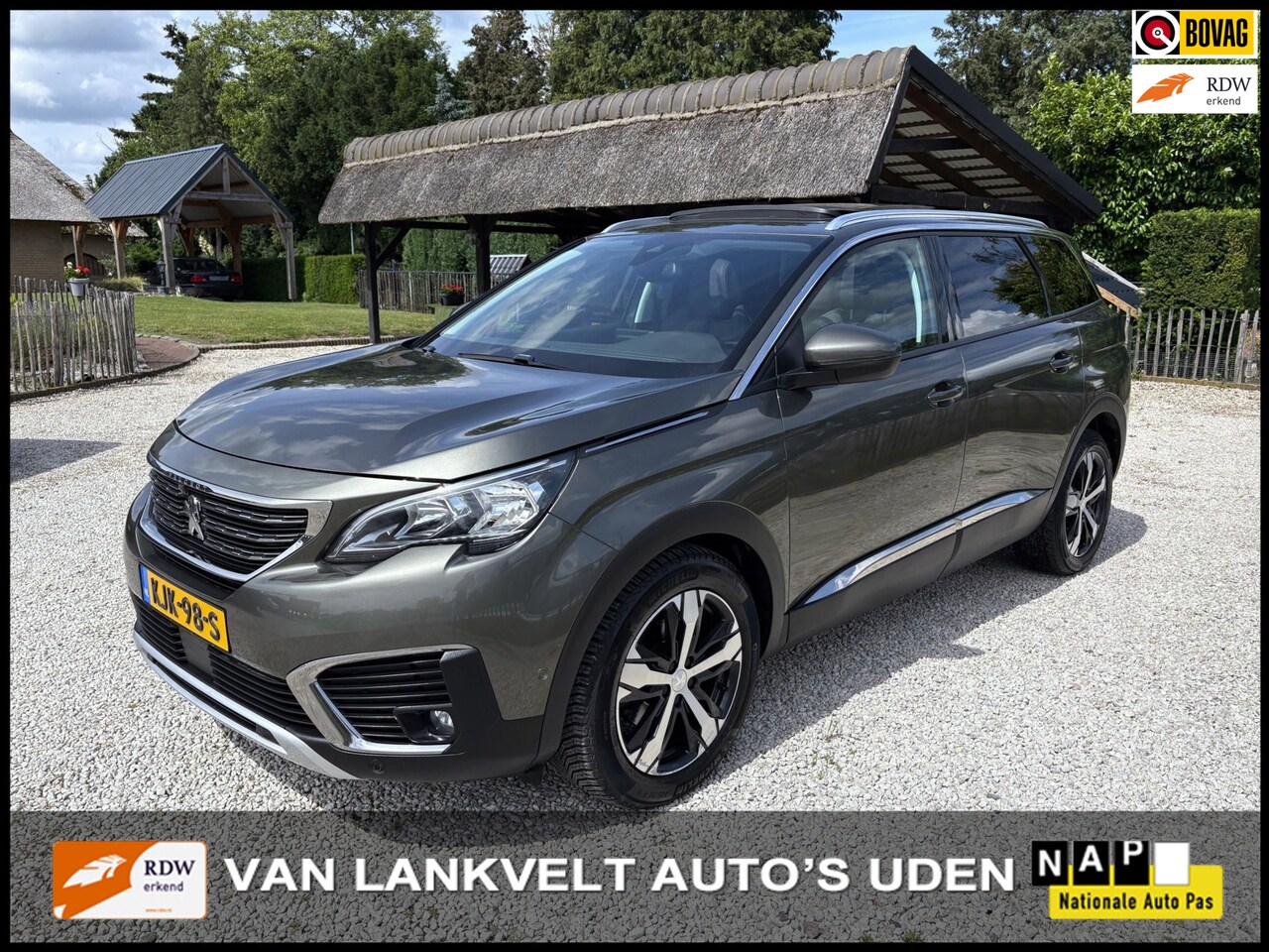 Peugeot 5008 - 1.2 Automaat GT-Line Schuifdak, Ambiente, Stoelverwarming, 7 zit - AutoWereld.nl