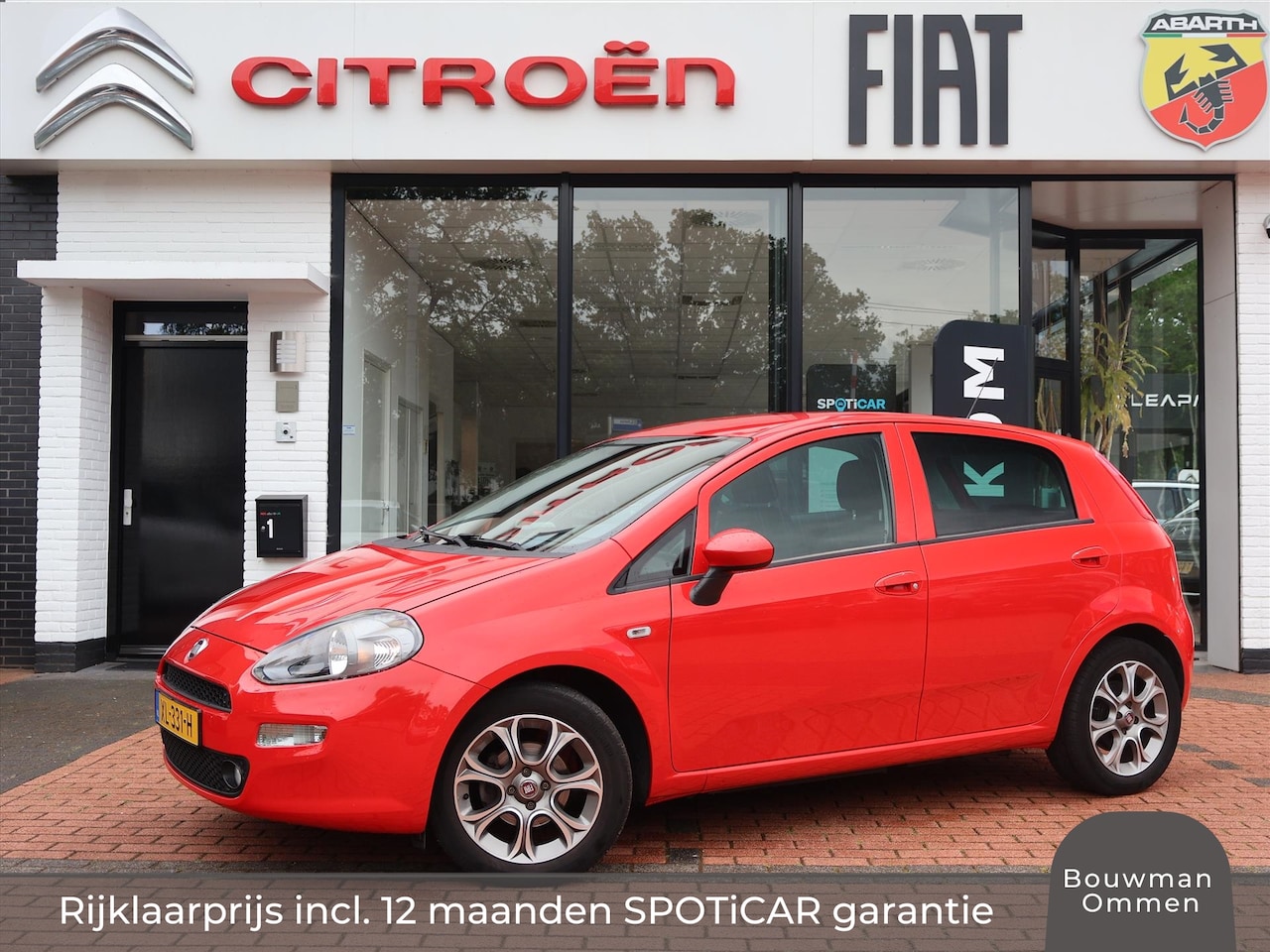 Fiat Punto - 0.9 TwinAir Turbo 100pk 5d Sempre, Rijklaarprijs | Navigatie | Cruise Control | Trekhaak a - AutoWereld.nl