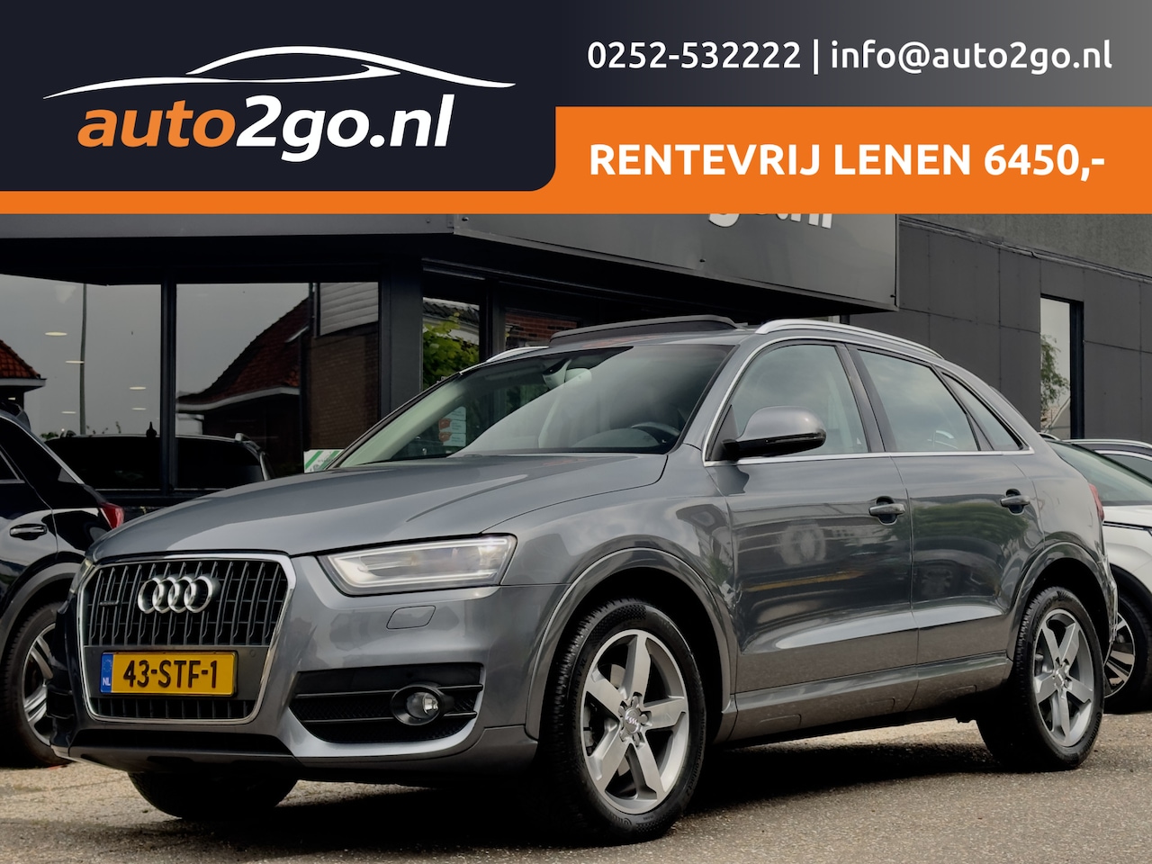 Audi Q3 - 2.0 TFSI AUT7 QUATTRO PRO-LINE 211PK PANODAK LEDER NAVI XENON LED LMV PDC - AutoWereld.nl