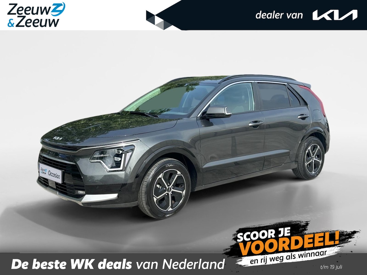 Kia Niro - 1.6 GDi Hybrid DynamicPlusLine | Navi | Clima | Camera | Adaptive Cruise | Head-Up Display - AutoWereld.nl