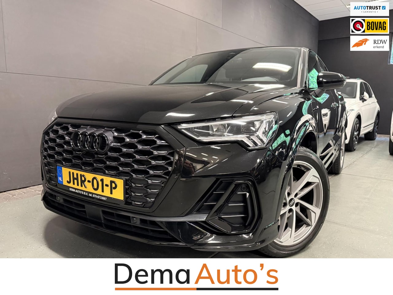Audi Q3 Sportback - 45 TFSI e 2X S-LINE BLACK-LINE 19'' SOH-TEST/V-COCKPIT/NAVI/DAB/LED/ECC/PDC/CRUISE/KEYLESS - AutoWereld.nl