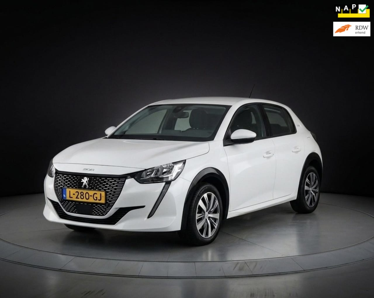 Peugeot e-208 - EV Active |ELECTRIC|WHITE|NAVI|AIRCO|NL AUTO|NAP| - AutoWereld.nl