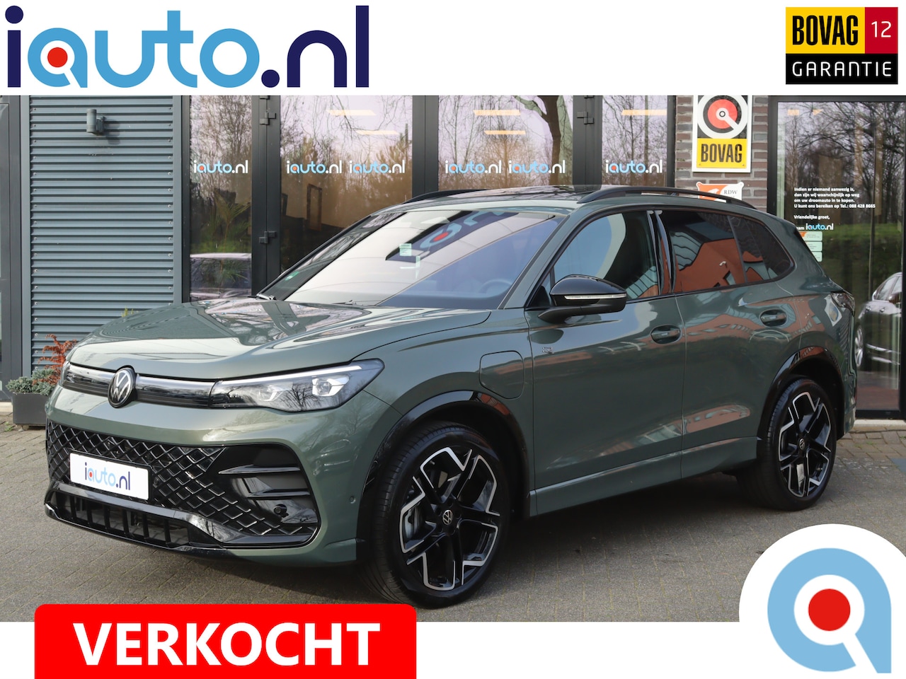 Volkswagen Tiguan - 1.5 eHybrid 272pk R-Line Black Style Pano/Leder/IQ.Light HD/360/Headup/HK/Keyless/ACC/DCC/ - AutoWereld.nl