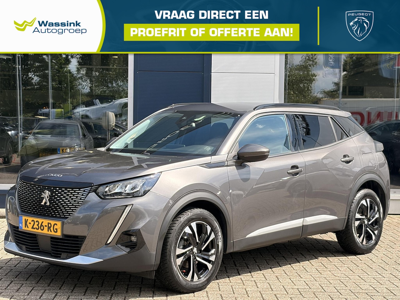 Peugeot 2008 - 1.2 PureTech Blue Lease Allure | Navigatie | Parkeercamera |  Cruise Control | Apple Carpl - AutoWereld.nl