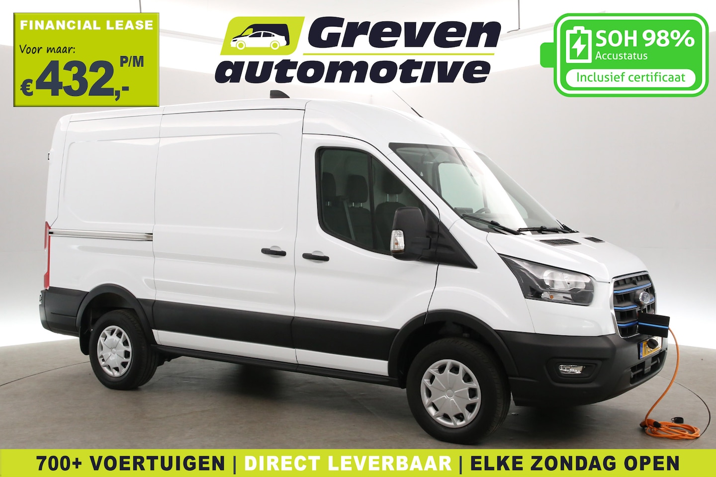 Ford E-Transit - L2H2 Trend 68 kWh | Snelladen | SOH 98% | Airco | Camera | 3 Zits | Cruise | Carplay | Nav - AutoWereld.nl