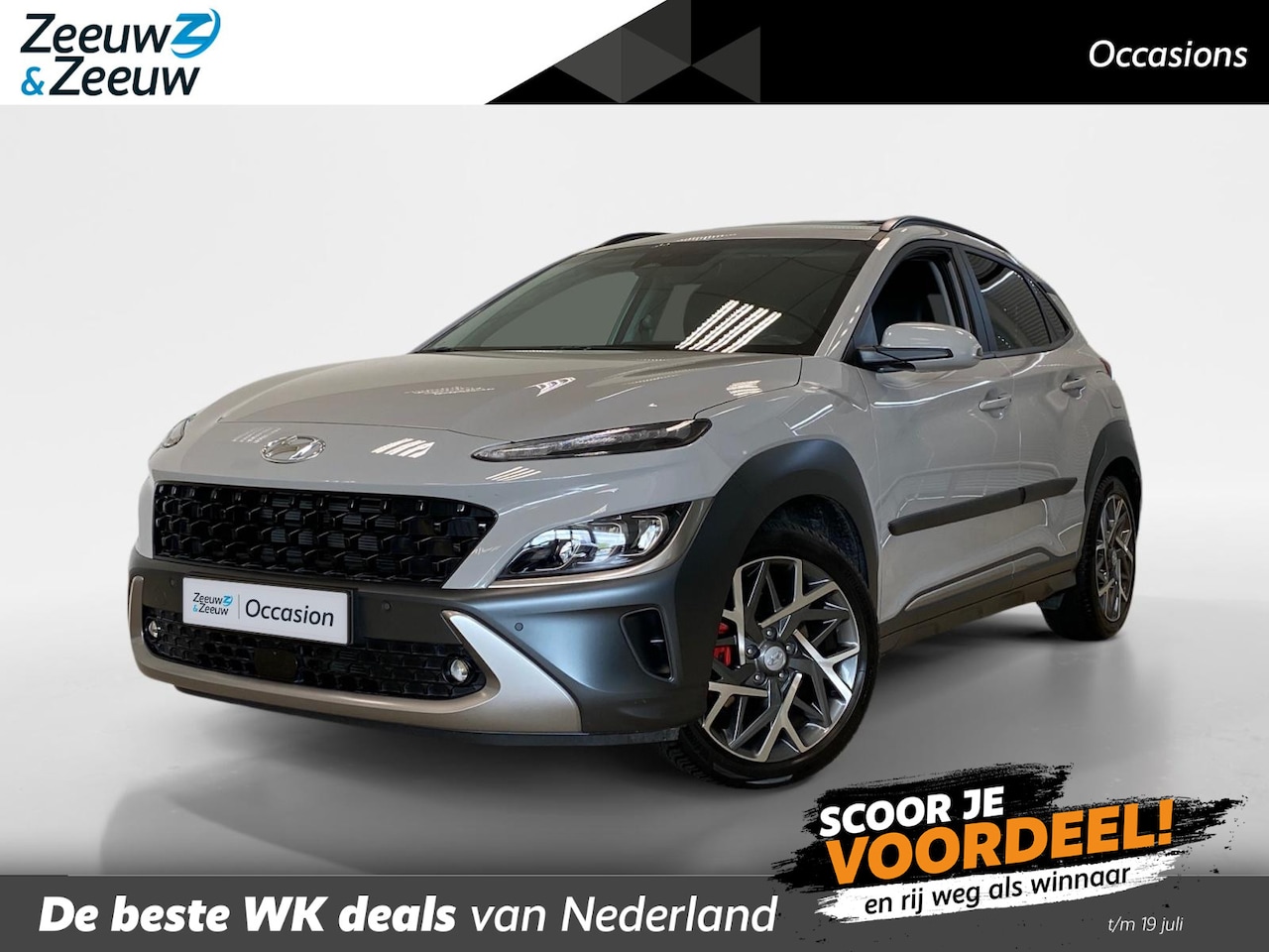Hyundai Kona - 1.6 HYBRID | PREMIUM SKY | TREKHAAK | NL-AUTO | - AutoWereld.nl