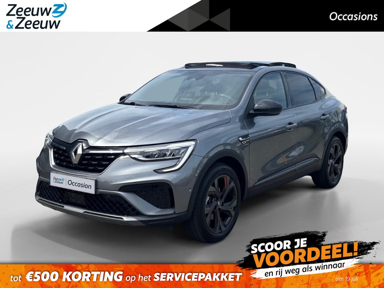 Renault Arkana - 145PK E-Tech Hybrid R.S. Line Automaat | Trekhaak | Schuif/Kantel Dak | Stoelverwarming | - AutoWereld.nl