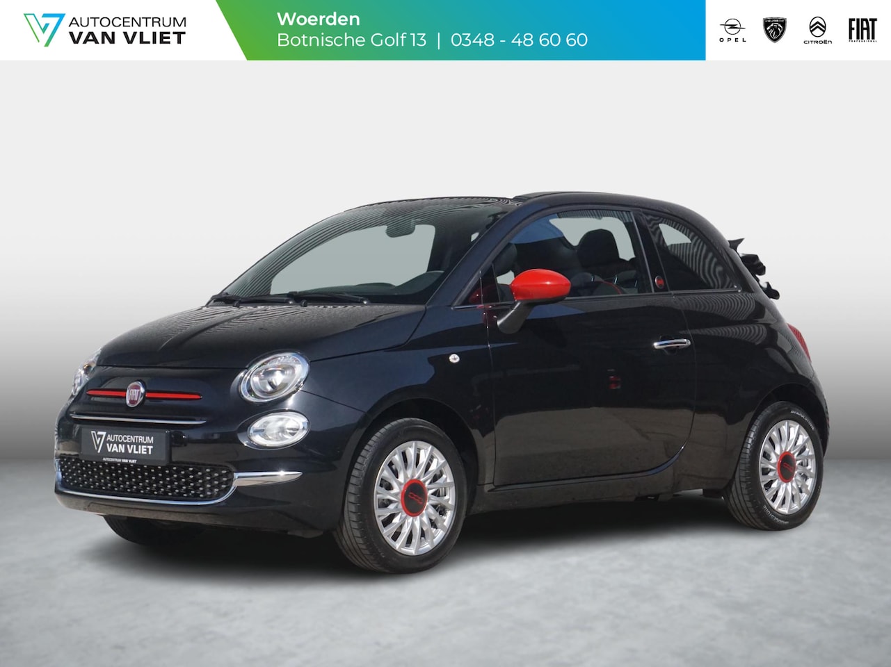 Fiat 500 C - 1.0 Hybrid Red 1.0 Hybrid RED - AutoWereld.nl