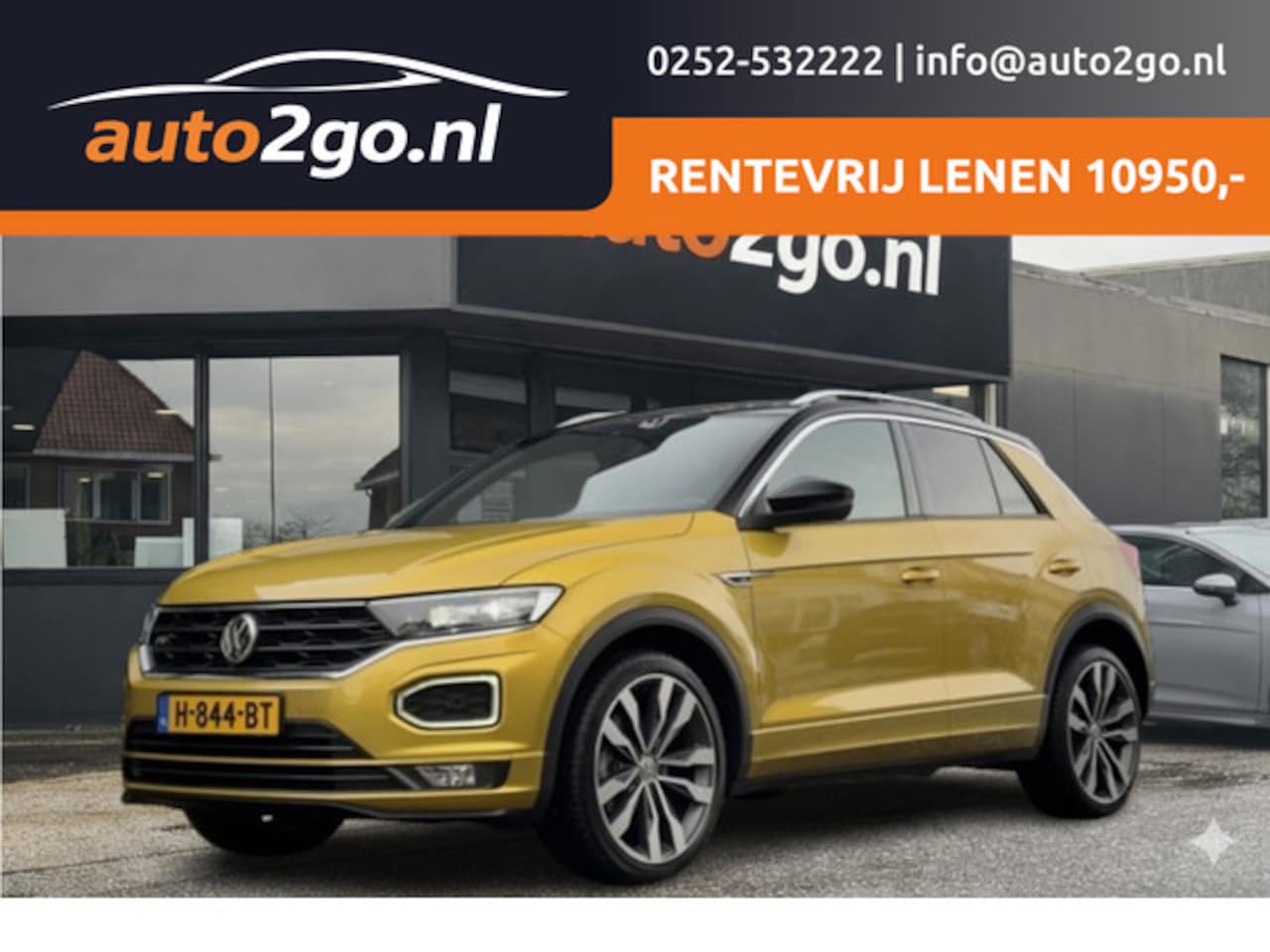 Volkswagen T-Roc - 1.5 TSI AUT7 R-LINE-SPORT NAVI CAMERA DIGI-DASH LED LMV PDC - AutoWereld.nl