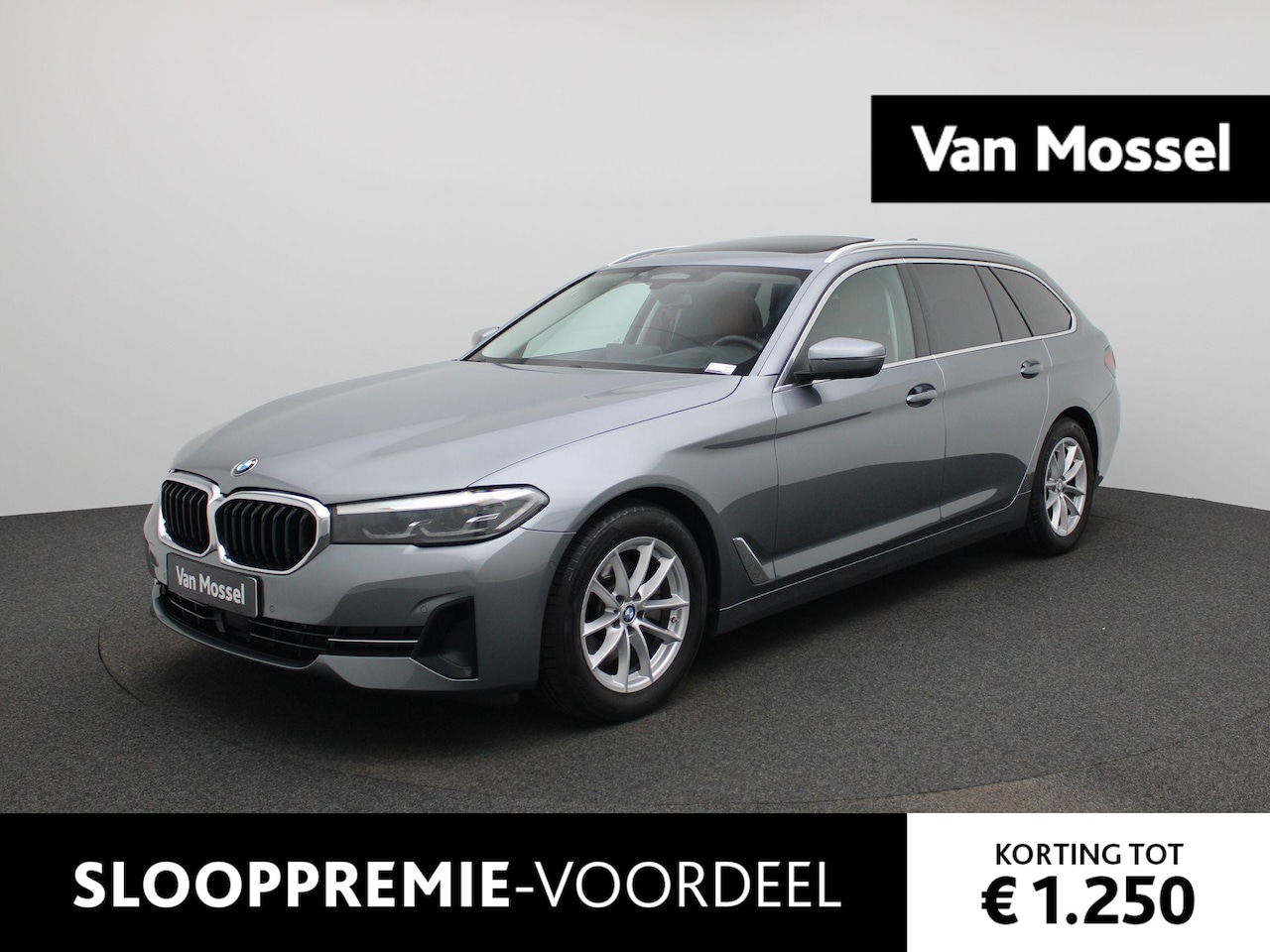 BMW 5-serie Touring - 520d Aut. (140 kW) AUTOMAAT | PANORAMADAK | HARMAN KARDON | ADAPTIEVE CRUISE | LEDER | HEA - AutoWereld.nl
