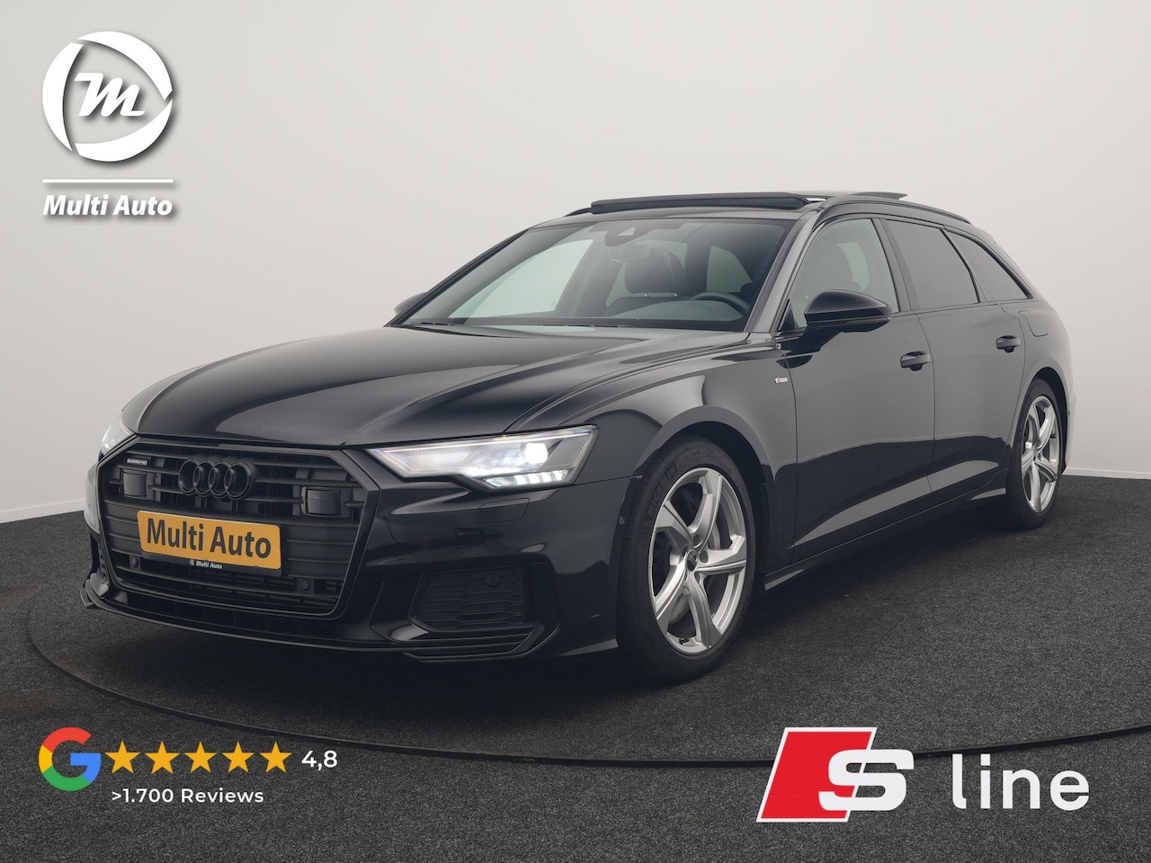 Audi A6 Avant - 50 TFSI e Quattro 2x S Line PHEV 300pk Dealer O.H. | Trekhaak Af Fabriek | Panodak | Adapt - AutoWereld.nl