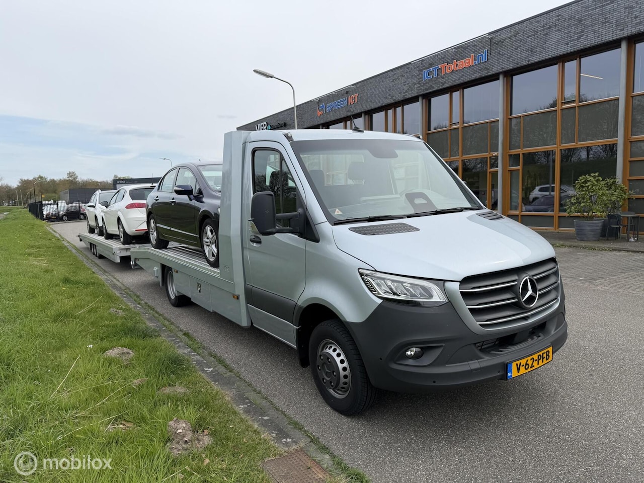Mercedes-Benz Sprinter - bestel 319 CDI L3 tijhof oprijwagen nieuw - AutoWereld.nl